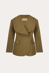 Жакет-пальто приталенный