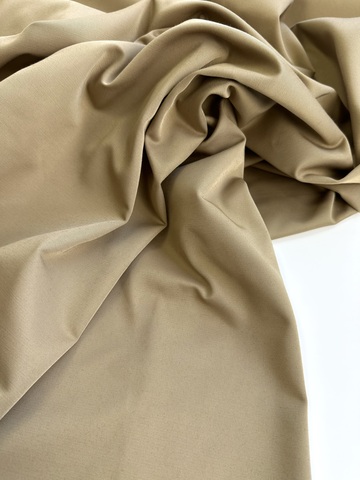 Плащовая смесовая ткань, цвет Кэмел