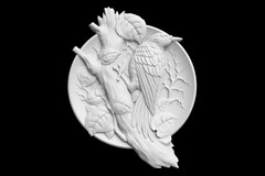 Силиконовый молд Дятел (медальон) № 0468 -м