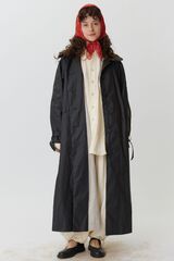 Косынка из шелка красная в цветочек