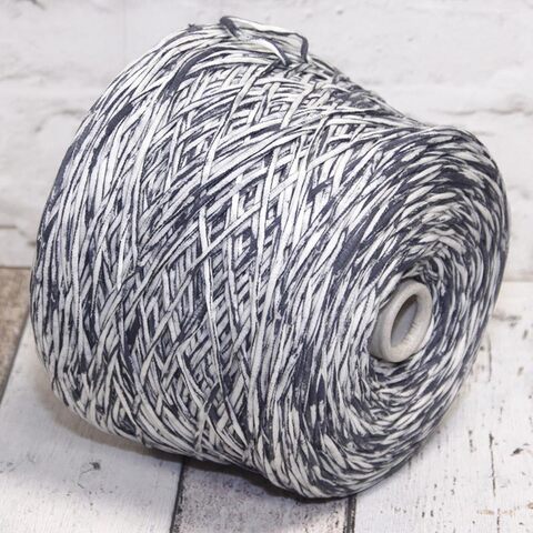 Хлопковый шнурок BE MI VA / PARK CESANNE 110 бело-синий