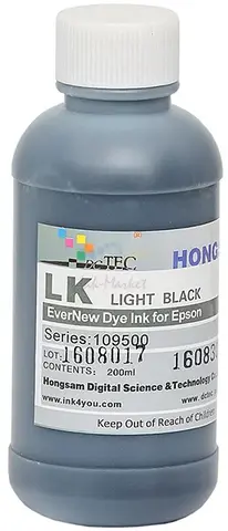 Чернила водные DCTec 7900D light black dye  200мл. Серия 109500