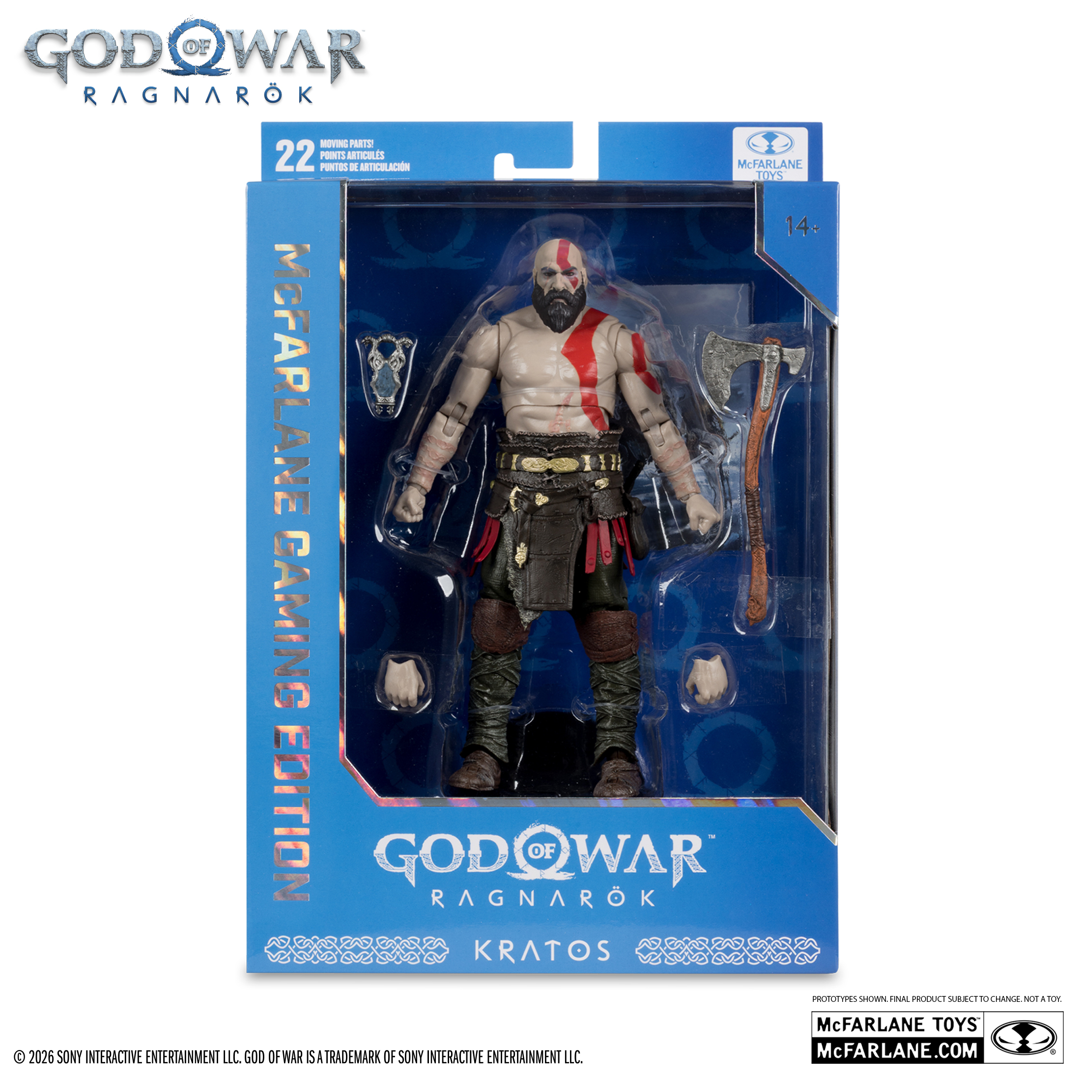 Фигурка Кратос из игры Бог Войны Рагнарек McFarlane Gaming Edition