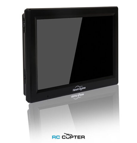 FPV монитор Hawkeye Captain X 10.2", 1024*600, 3in1 1.2G 3.3G 4.9G 5.8G 6G, 240CH (8*3 DIY channel), AV IN, DVR, tracking mode