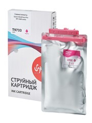 Контейнер с чернилами Sakura C13T973300 (T9733 M) для Epson WorkForce Pro WF-C869RDTWF, пурпурный, 22000 к.