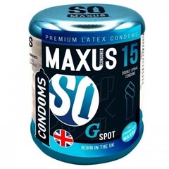 Презервативы гладкие, двойная спираль MAXUS G Spot 15 шт