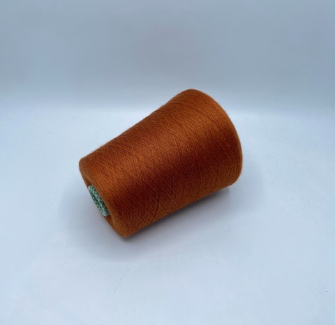 Cariaggi (пр.Италия) арт. Jaipur, 2/56 2800м/100гр,70% кашемир,30% шелк,цвет- Жженый апельсин(543/677), арт.33760