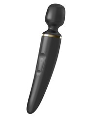 Черный вибратор Satisfyer Wand-er Woman - 