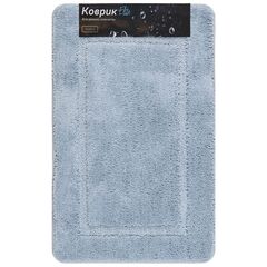 Коврик для ванной, 0.5х0.8 м, ПЭ, бирюз, Альпака, PU010240