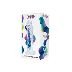 Фаллоимитатор Empire прозрачный от Alive (19,3×4,3 см)