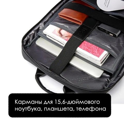 Картинка рюкзак городской Bange BG-7710 Black - 6