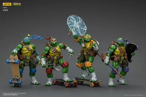 Фигурки набор Черепашки Ниндзя масштаб 1/18 JoyToy