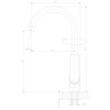 Смеситель для кухни с поворотным изливом RS27-23