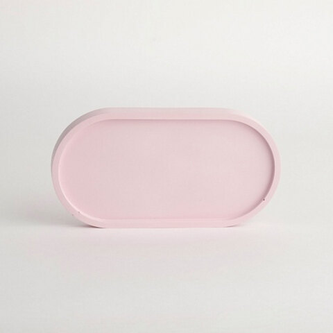 Бетонная подставка для хранения Розовая дымка | Smorodina