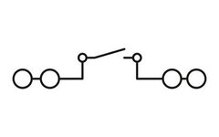 UDK 4-MTK-P/P RD-Клеммы с ножевыми размыкателями