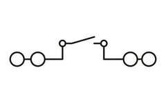 UDK 4-MTK-P/P RD-Клеммы с ножевыми размыкателями