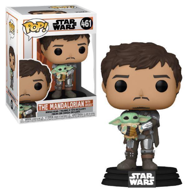 Funko POP Star Wars. The Mandalorian Mandalorian with Grogu 461 28oi.ru