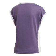 Женская теннисная футболка Adidas Women Tee Heat Ready - purple tint/tech purple
