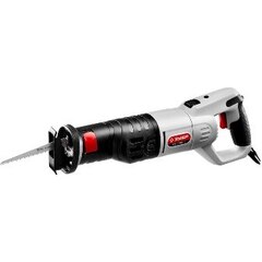 Пила сабельная электроножовка Зубр ЗПС-1100 Э 1100Вт 800-2700 ход/мин рез 230мм дерево 20мм сталь ход штока 29мм