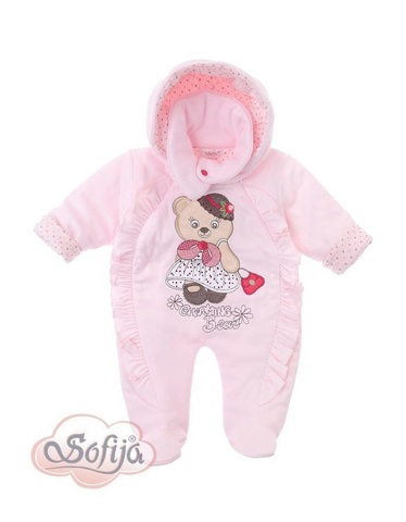 Нарядный утеплённый комбинезон Sofija Topka