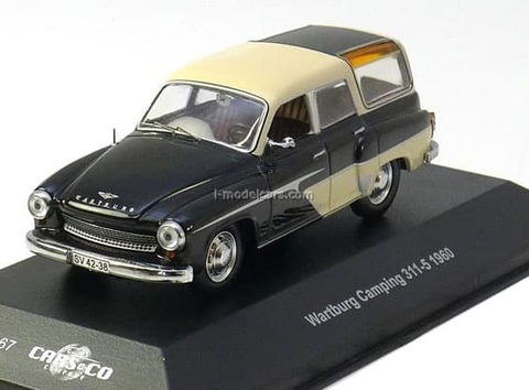 Wartburg 311-5 Camping (1960) black/creme CCC067 IST Models 1:43