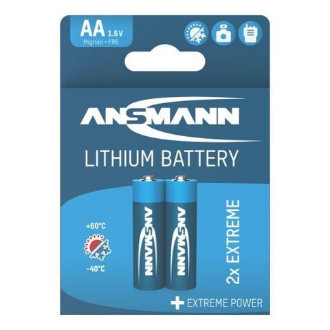 Батарейка литиевая АА/ANSMANN 1.5V - 2 шт