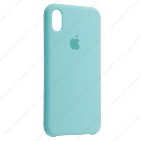 Накладка Silicone Case для Apple iPhone XR бирюзовый 21