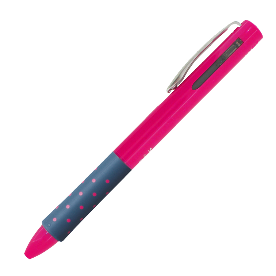 Двухцветная ручка Tombow Reporter Smart 0.5 розовая
