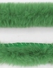 Кант меховой, ш. 4 см (1,5/2,5см), зелёный