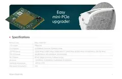 MikroTik R11eL-FG621-EA miniPCi-e card, 3G/LTE, 2x u.Fl