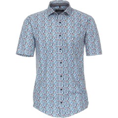 Рубашка Casamoda Casual Fit 923810200-100 с принтом короткий рукав