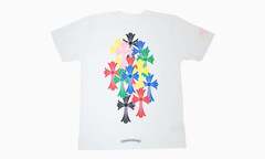 Chrome Hearts Multi Color Cross Cemetery T-shirt "White"