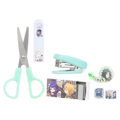 
          Канцелярский набор Basir с ножницами, степлером, скобами и скотчем, серия "Аниме",ассорти