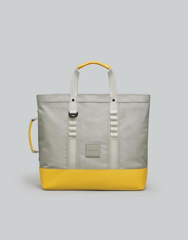 Сумка шоппер Gaston Luga Heritage Shopper серо-зеленый Grey/Yellow