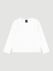 Лонгслив для девочки Mjölk White