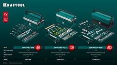 KRAFTOOL GRAND-99, 99 предм., (1/2