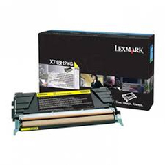 Картридж для принтеров Lexmark X746/X748 желтый большой ёмкости (yellow). (X748H2YG)