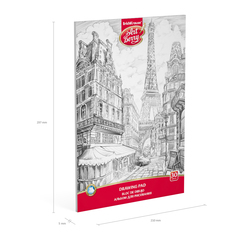 Альбом для рисования на клею ArtBerry® Париж, А4, 30 листов
