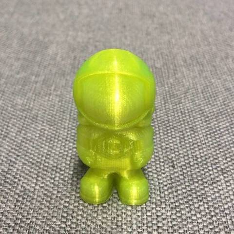 Флуоресцентный жёлтый PETG-пластик BestFilament