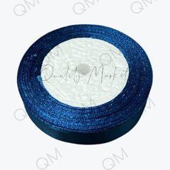 Лента атласная 2 см 25 ярдов ( светло-синяя) №096