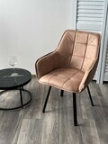 фото 2 Стул MAVERICK 360 град. поворот. HK007-05 Светло-коричневый, искусст. замша / черный каркас, М-City на profcook.ru