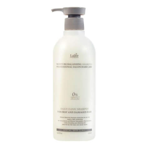 Увлажняющий шампунь для волос с растительными экстрактами   La’dor Moisture Balancing Shampoo, 530мл
