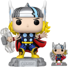Фигурка Funko POP! Bobble Marvel Avengers 60th Comic Thor w/Pin (Exc)