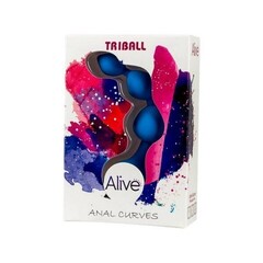 Анальная цепочка Triball синяя от Alive