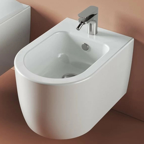 MNB001 05 00 Artceram MONET Биде подвесное 36х52 см, 1 отверстие, цвет белый матовый