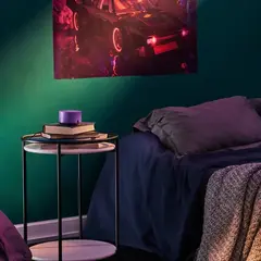 Умная колонка Yandex Станция Лайт Алиса на YaGPT фиолетовый 5W 1.0 BT 10м (YNDX-00025P)