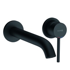 Kludi 382453976S BOZZ SET наст. смес. умыв. 2 отв. 230 мм, черный мат. + внутренняя часть 38243 фото