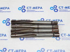 Метчик трапецеидальный Tr22х5 машинно-ручной Р18 L=235мм к-т из 4 штук