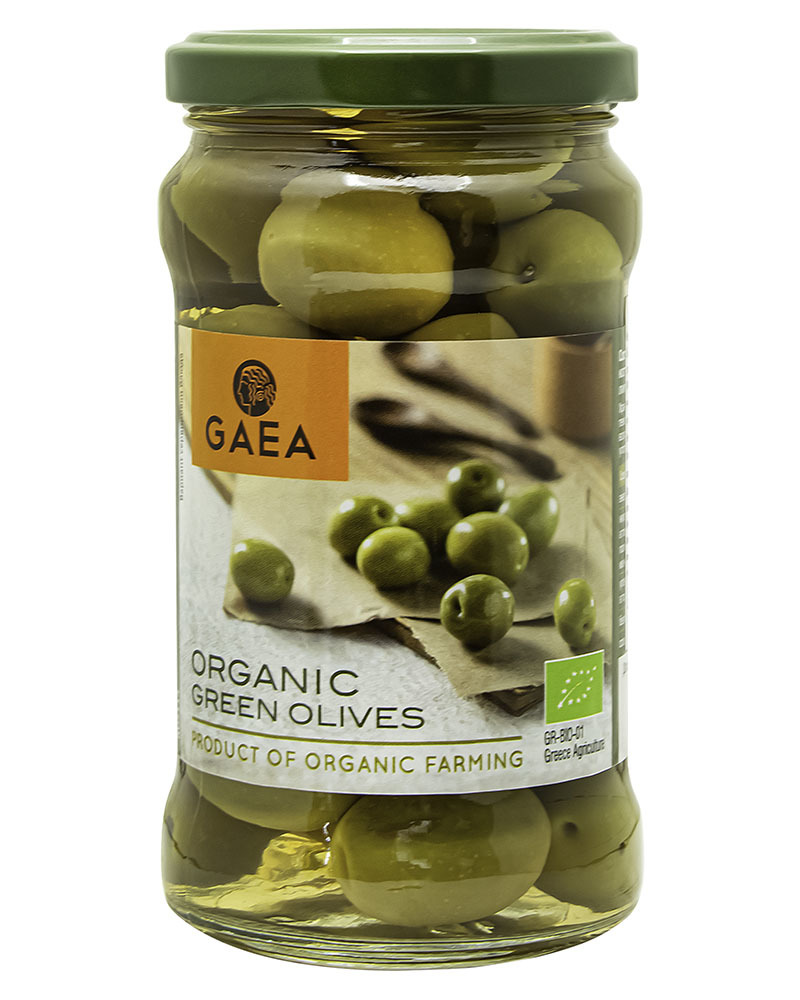 Organic Green Olives GAEA 300gr