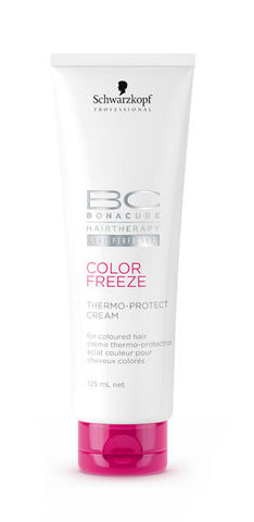 Термозащитный крем защита цвета Schwarzkopf BC Bonacure Color Freeze Thermo-Protect Cream 125 Мл